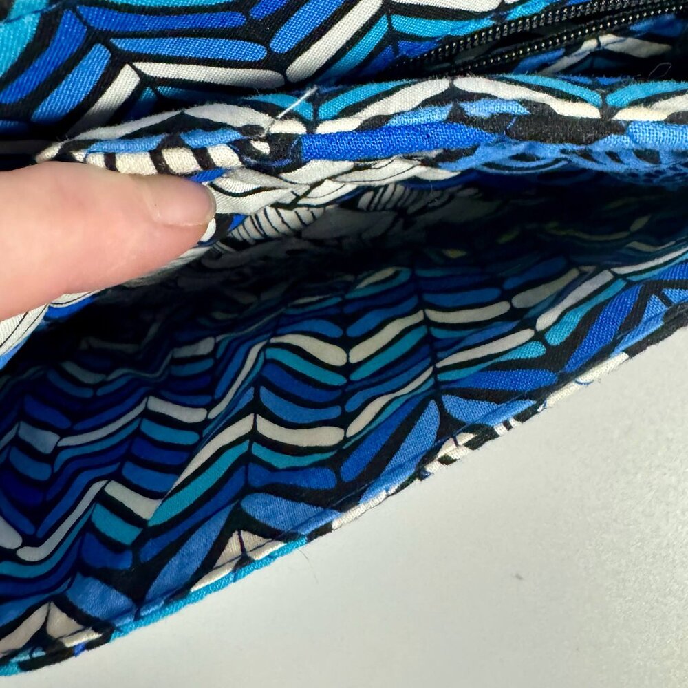 Vera Bradley Crosstown Crossbody Blue Bayou Black - Picture 5 of 14